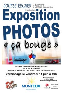 Soif de Culture - Exposition photos Ça bouge !. Du 14 au 16 juin 2019 à MONTEUX. Vaucluse. 